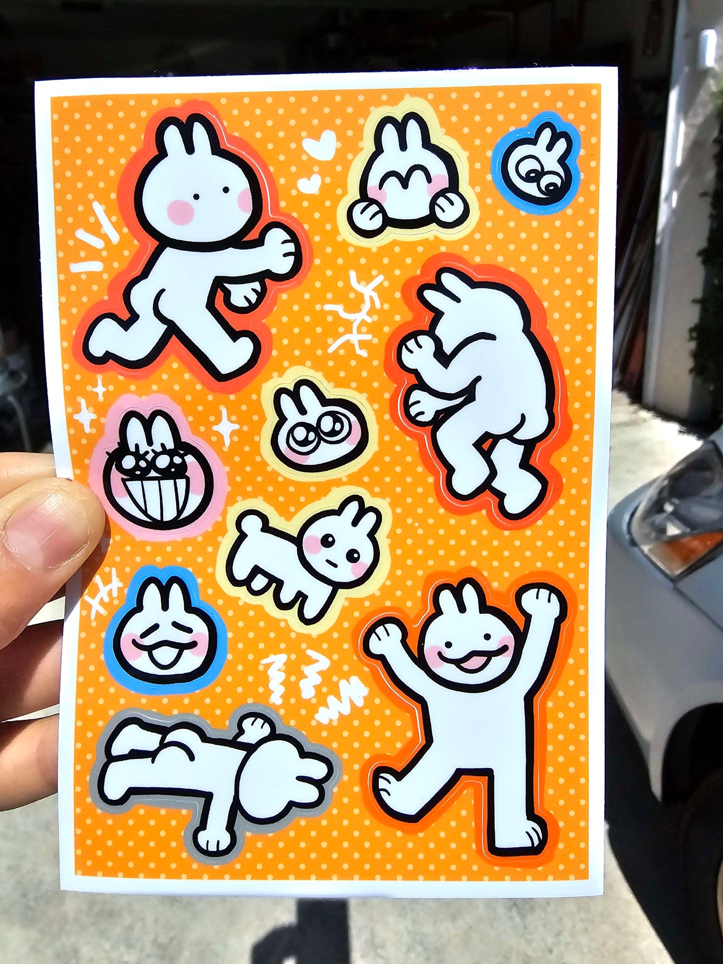 Bunny Sticker Sheet