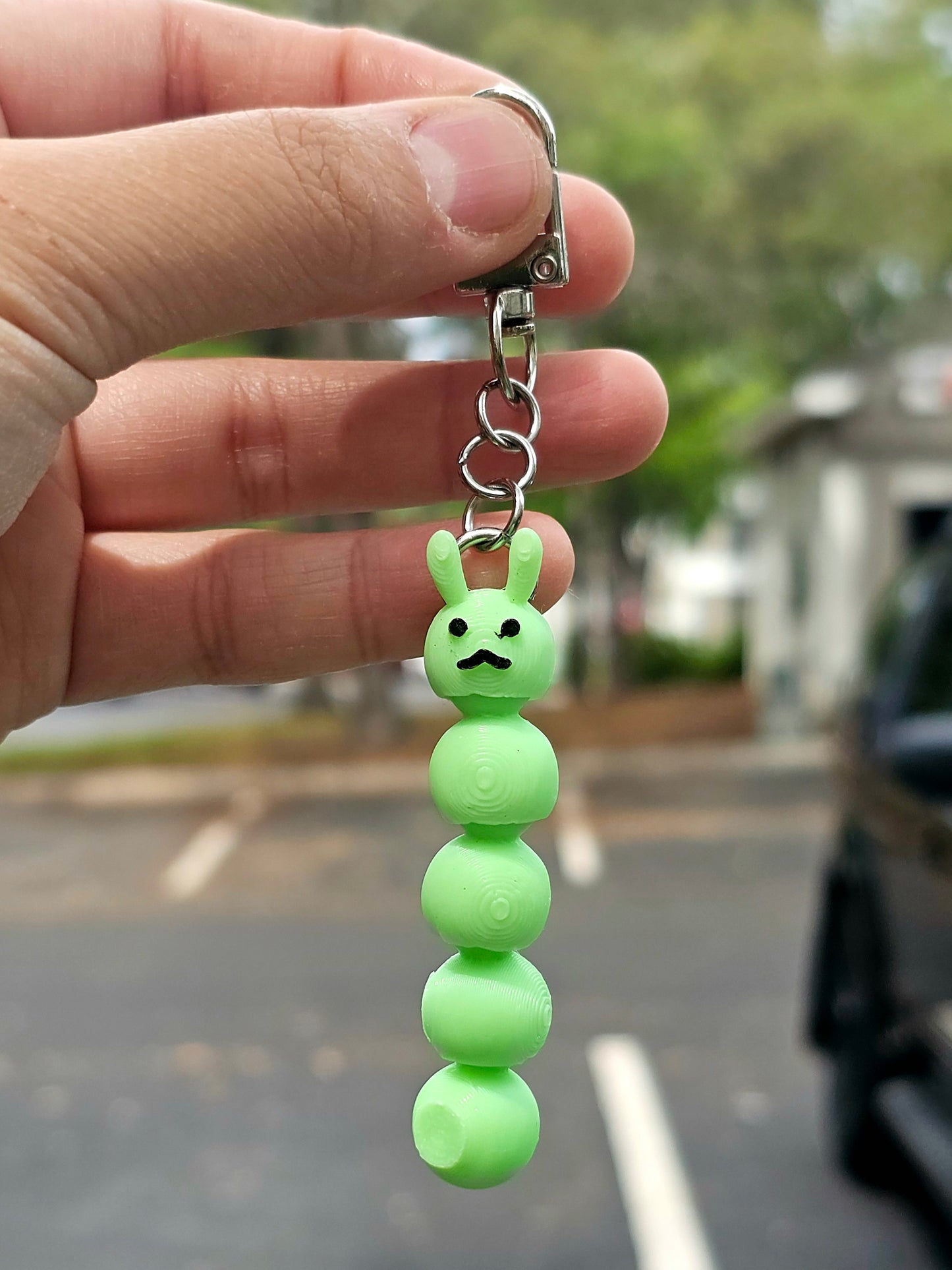 Articulated Werm Keychain