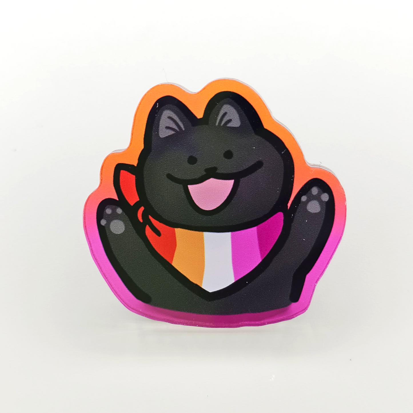 Pride Cat Acrylic Pins