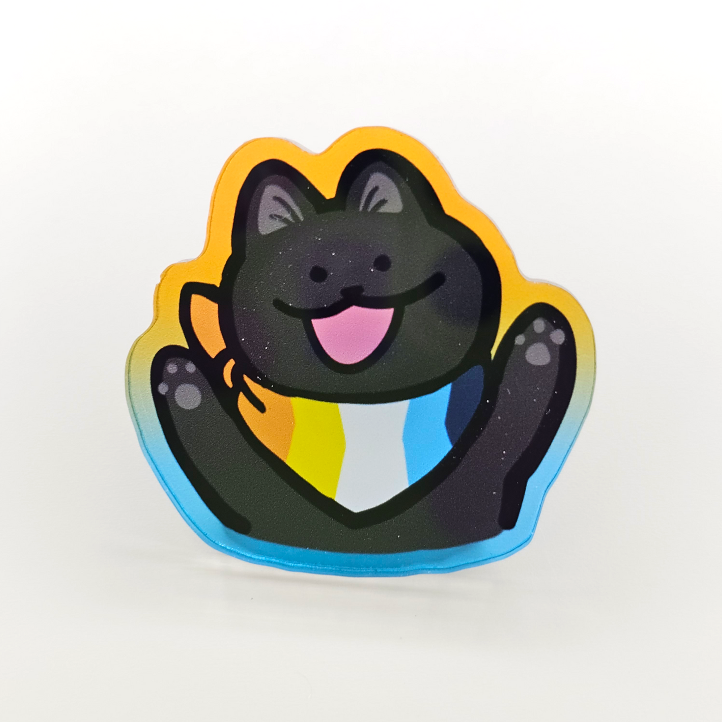 Pride Cat Acrylic Pins