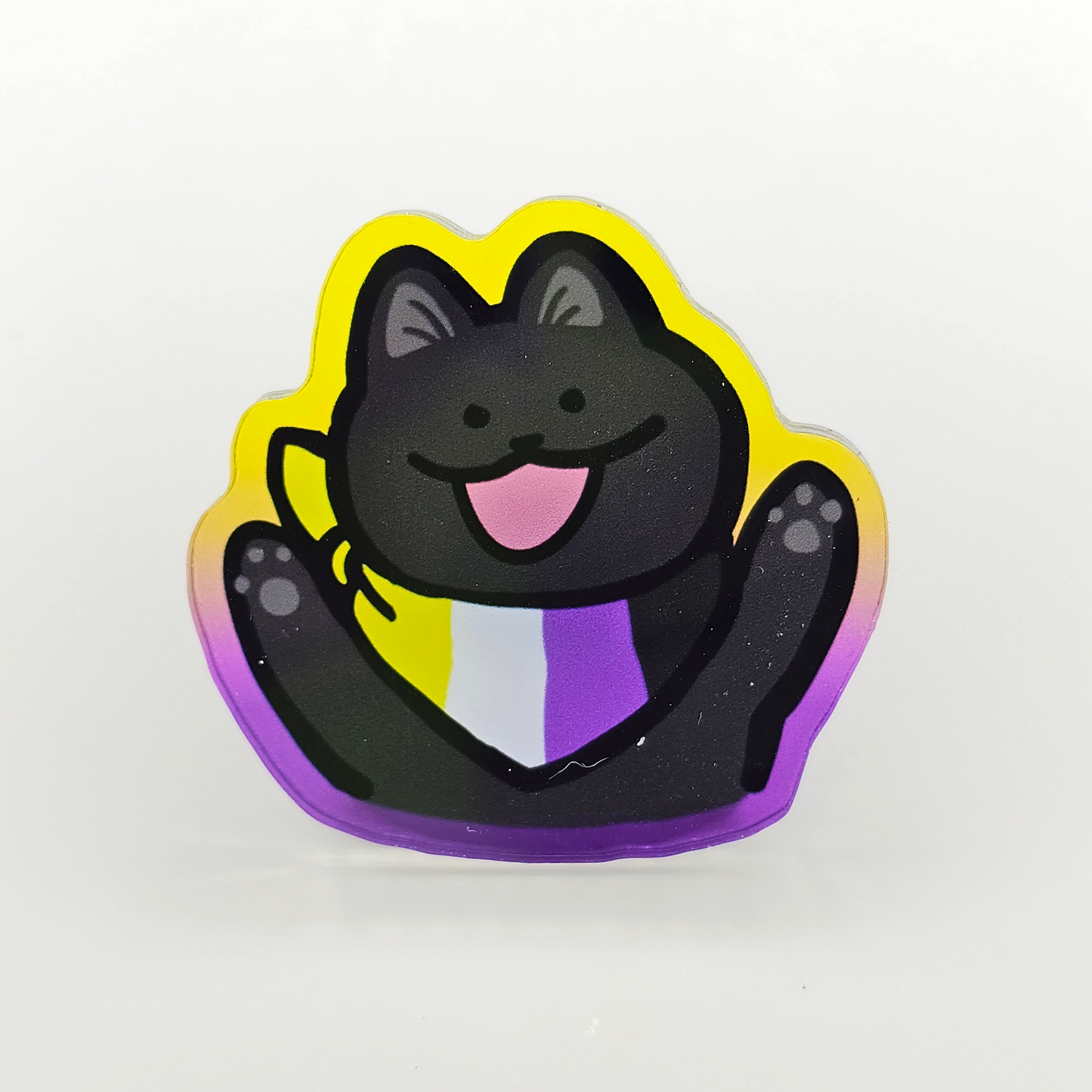 Pride Cat Acrylic Pins