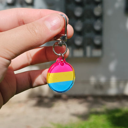 Worry Stone Pride Keychain