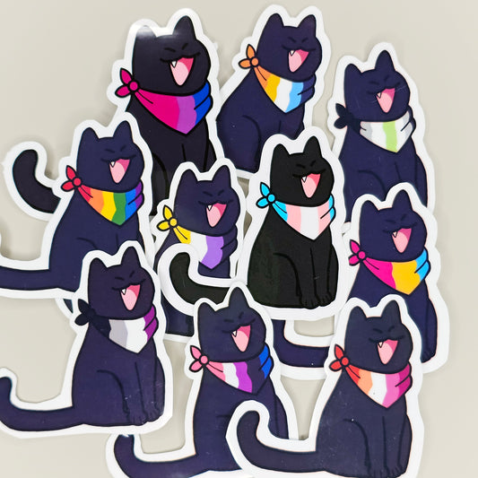Sitting Pride Cats