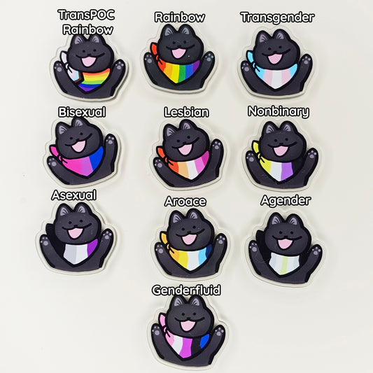 Pride Cat Acrylic Magnets