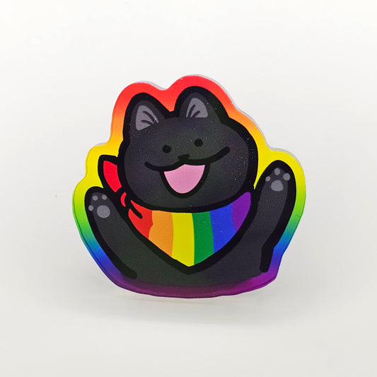 Pride Cat Acrylic Pins