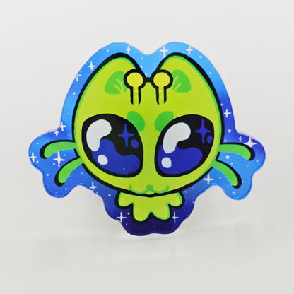 Alien Cat Acrylic Pin