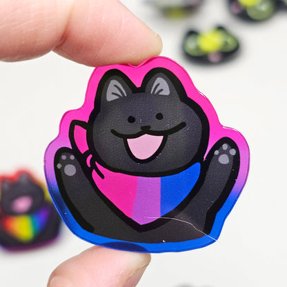 Pride Cat Acrylic Pins