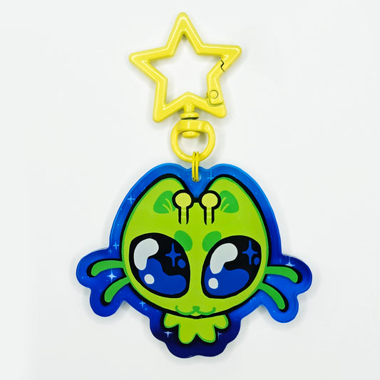 Alien Cat 1 Keychain