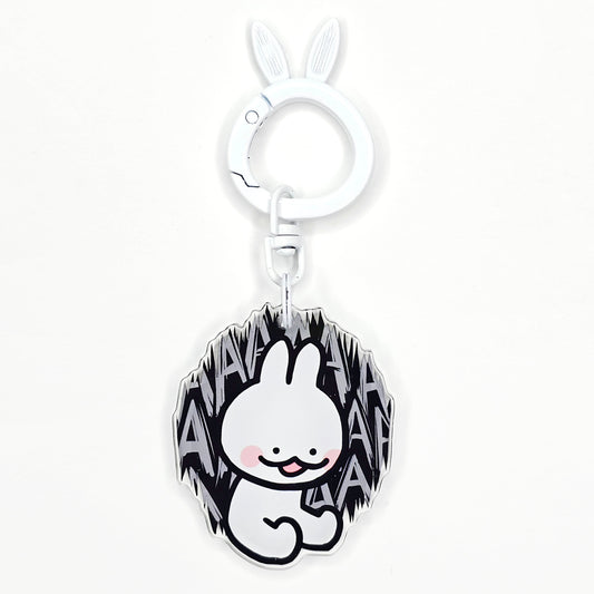Screaming Bunny Keychain