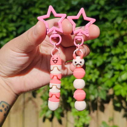 Articulated Worm Keychain