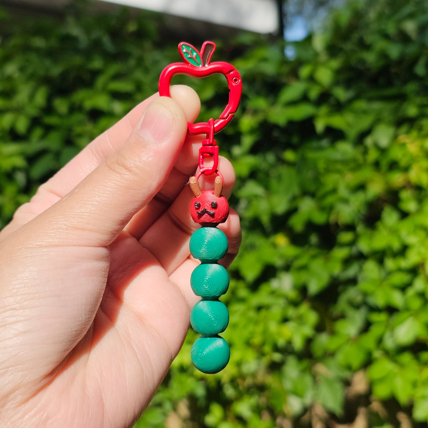Articulated Worm Keychain