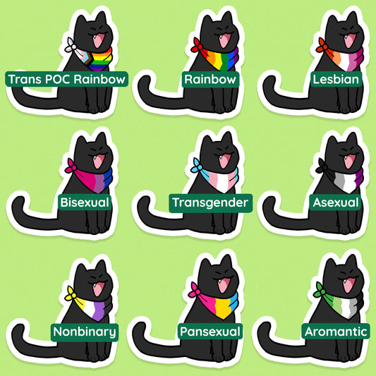 Sitting Pride Cats