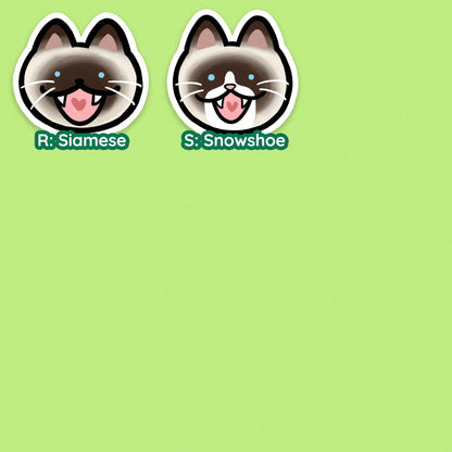 Cat Head Stickers