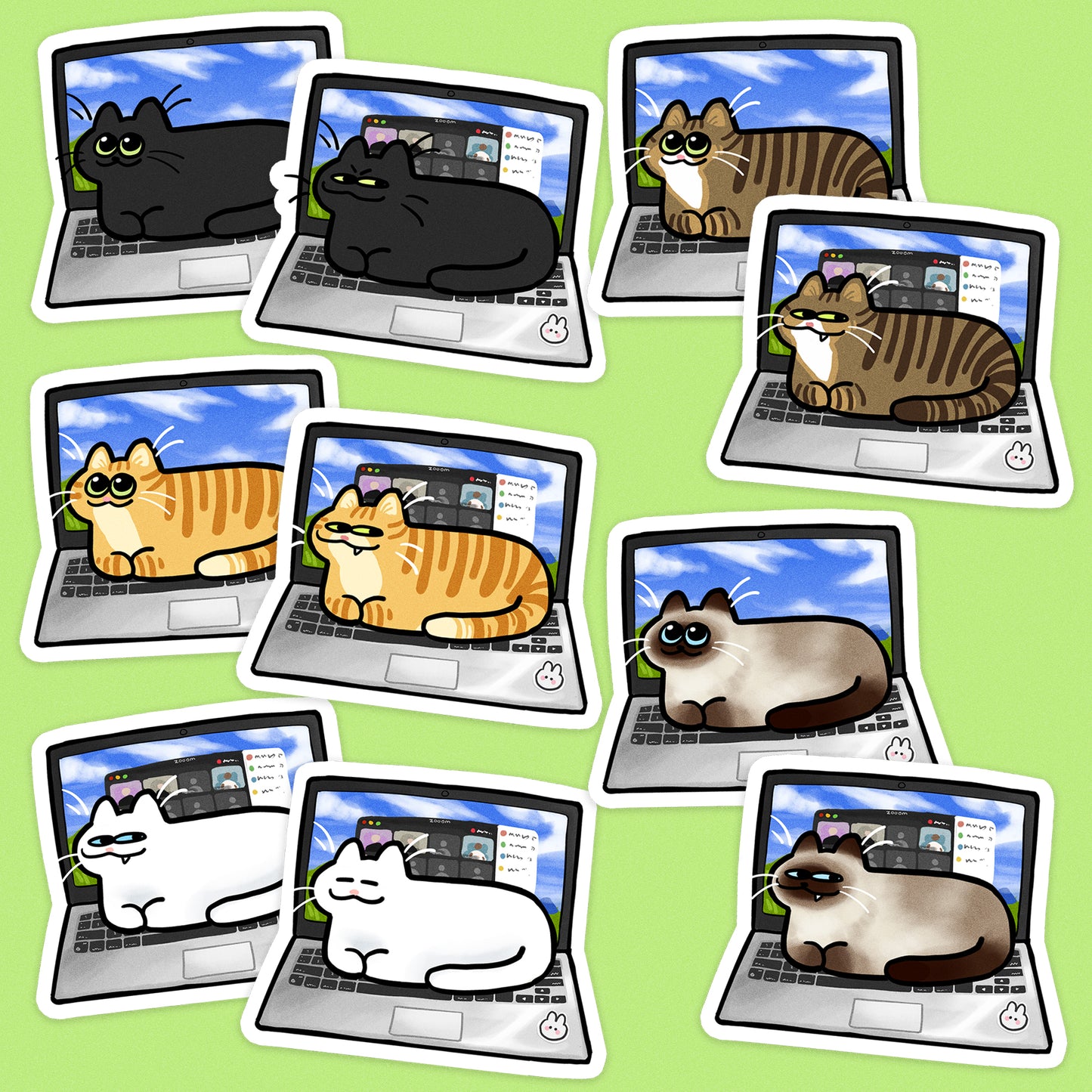 Laptop Cats