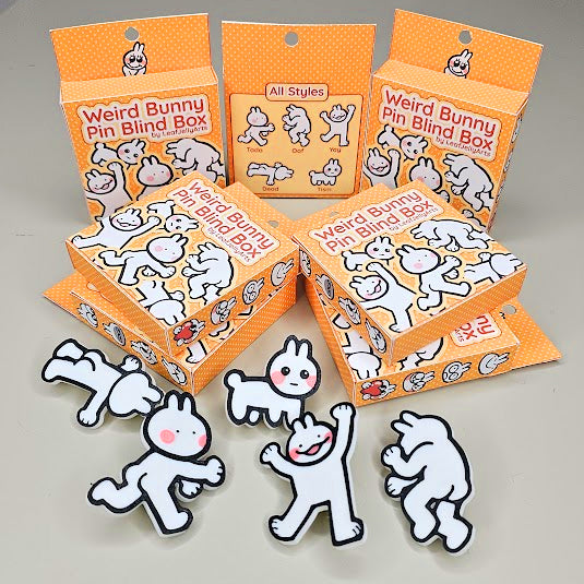 Weird Bunny Pin Blind Box