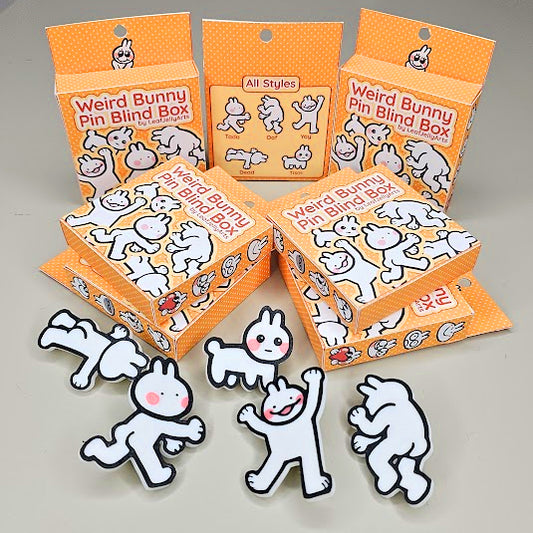 Weird Bunny Pin Blind Box