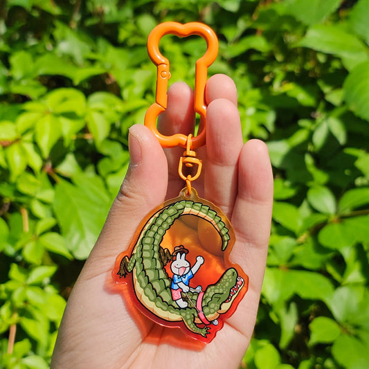 Florida Cowboy Keychain