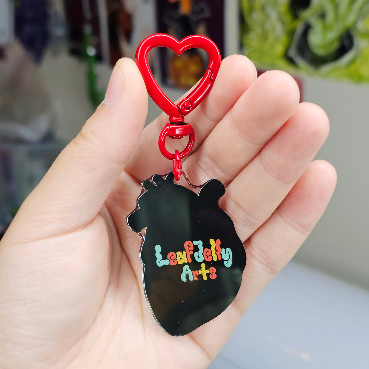 Realistic Heart Keychain