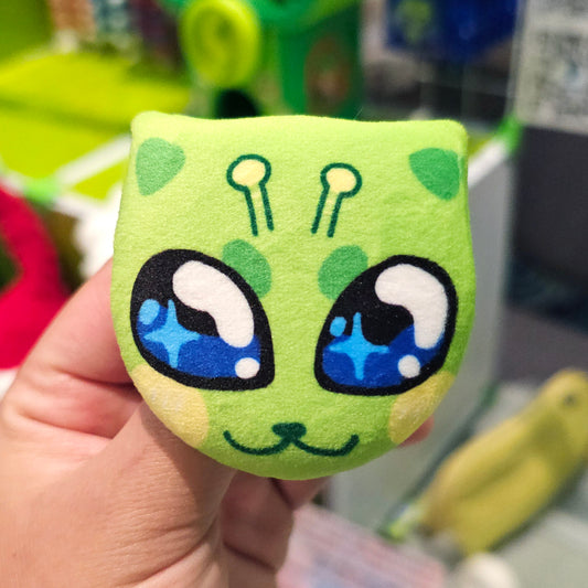 Plush Alien Cat Pin