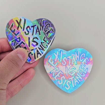Existence is Resistance Holo Pin