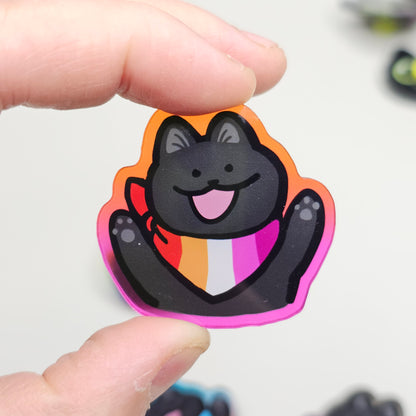 Pride Cat Acrylic Pins