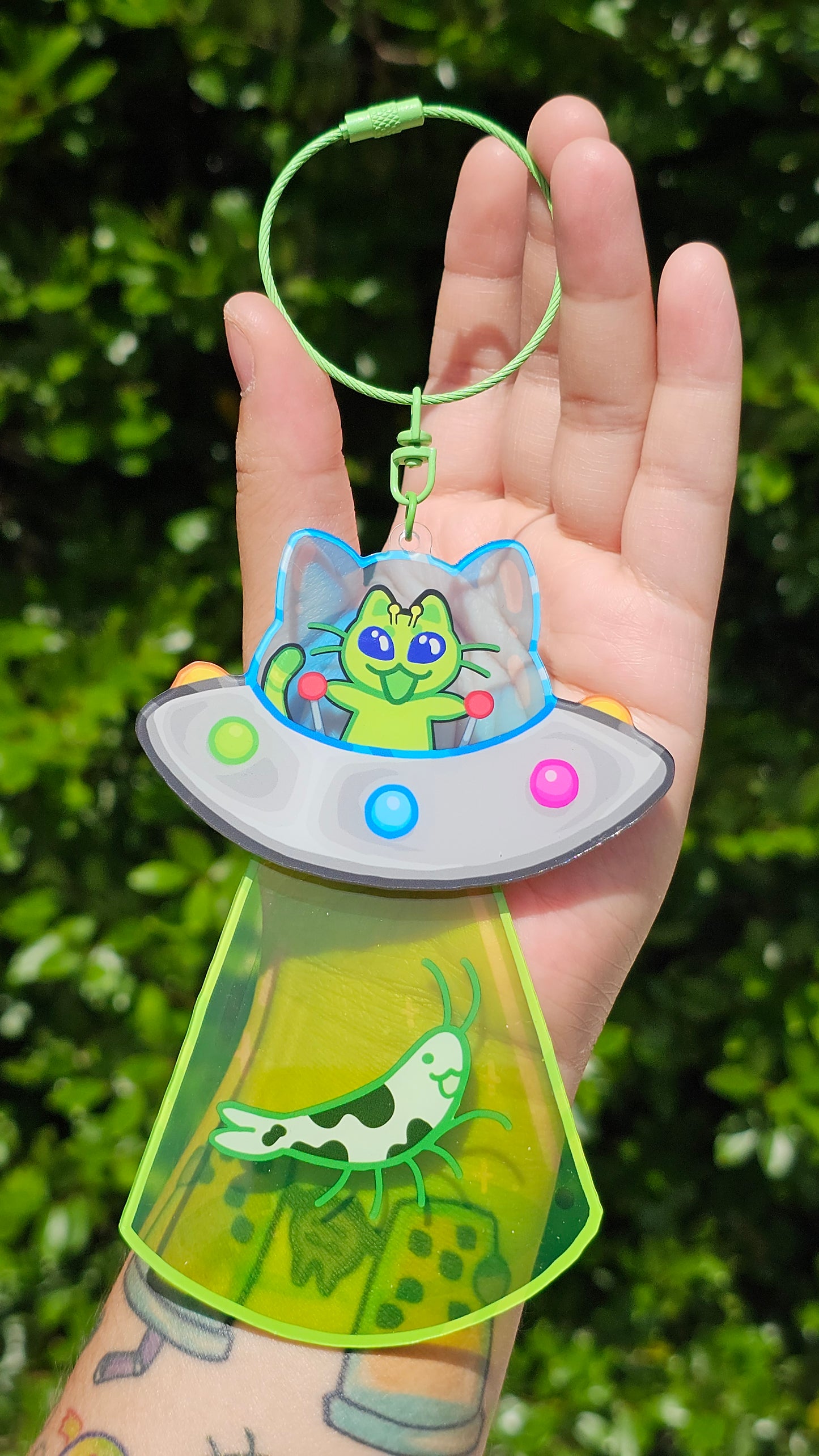 Cat UFO Car Charm (PREORDER)