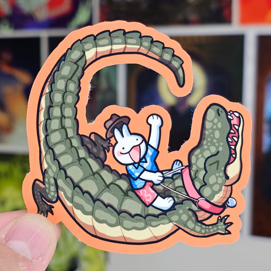 Florida Cowboy Sticker
