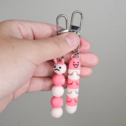 Articulated Worm Keychain