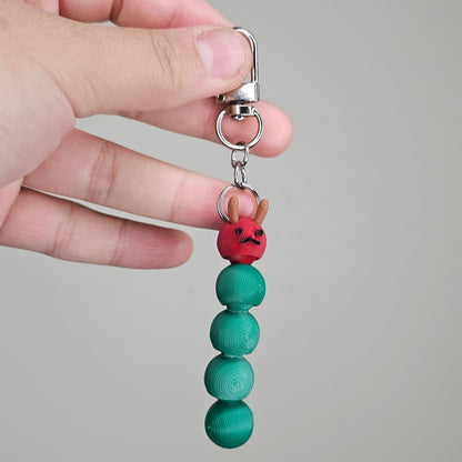 Articulated Worm Keychain