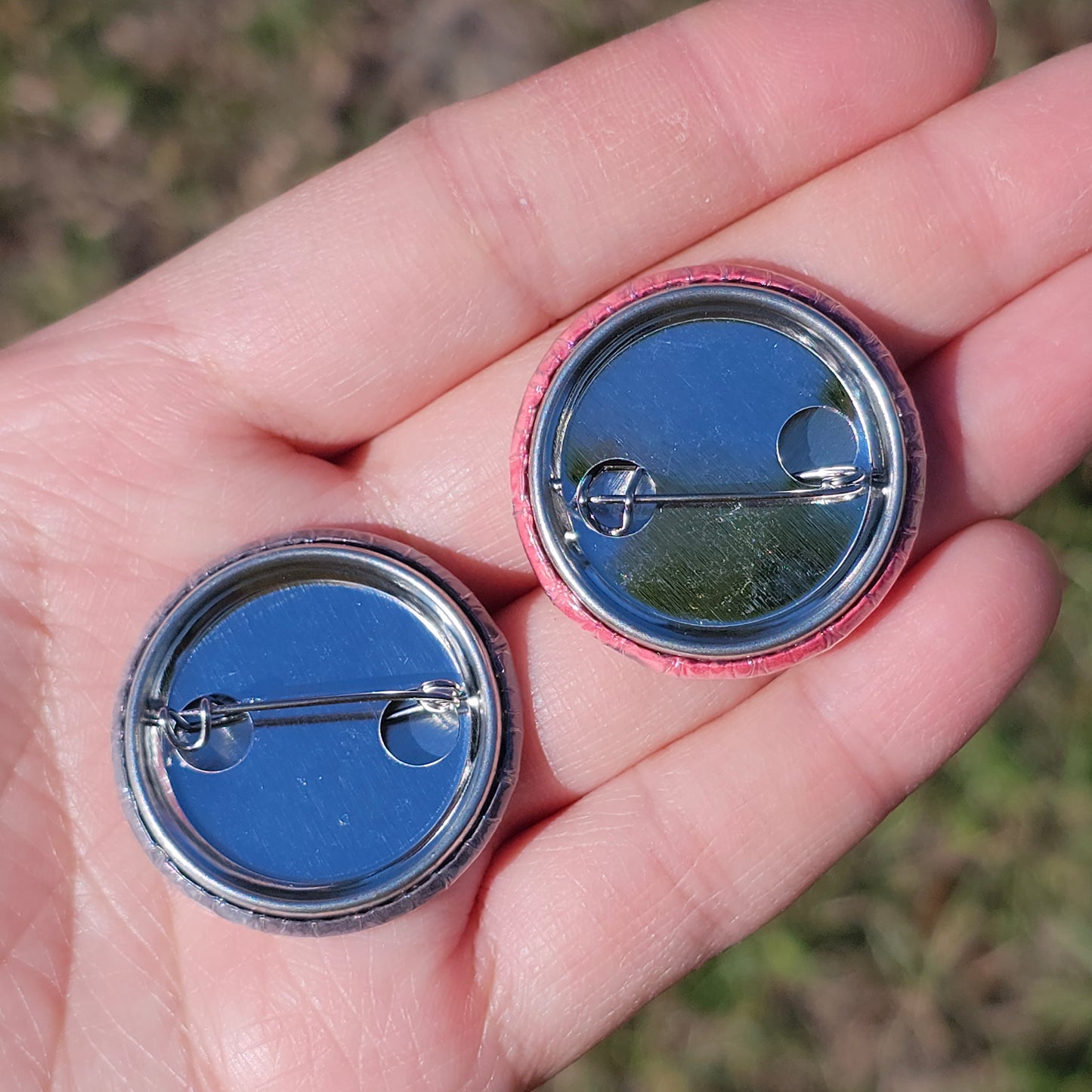 Bite Back Button Pin