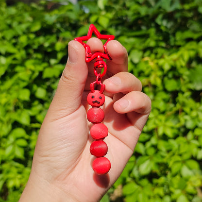 Articulated Worm Keychain