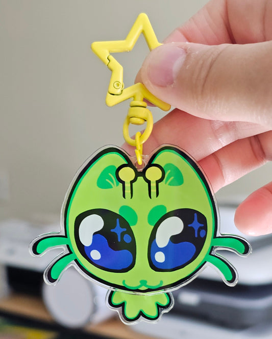 Wiggley Alien Keychain