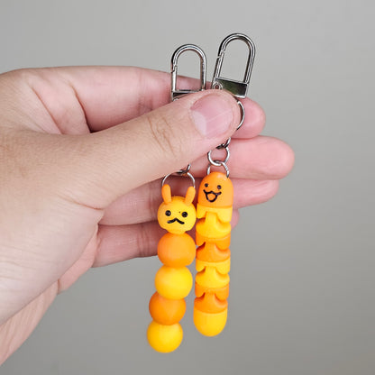 Articulated Worm Keychain